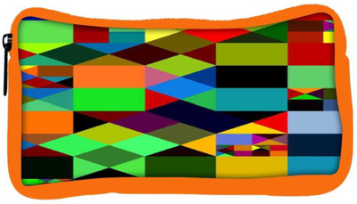 

Snoogg Eco Friendly Canvas Mosaic Tiles Polygon 2881 Student Pen Pencil Case Coin Purse Pouch Cosmetic Makeup Bag (ORANGE) Pouch(Multicolor)