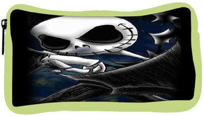 

Snoogg Eco Friendly Canvas Naughty Ghost Designer Student Pen Pencil Case Coin Purse Pouch Cosmetic Makeup Bag (GREEN) Pouch(Multicolor)