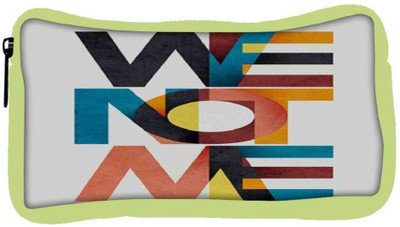 

Snoogg Eco Friendly Canvas We Not Me Student Pen Pencil Case Coin Purse Pouch Cosmetic Makeup Bag (GREEN) Pouch(Multicolor)