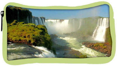

Snoogg Eco Friendly Canvas Huge Waterfall Designer Student Pen Pencil Case Coin Purse Pouch Cosmetic Makeup Bag (GREEN) Pouch(Multicolor)