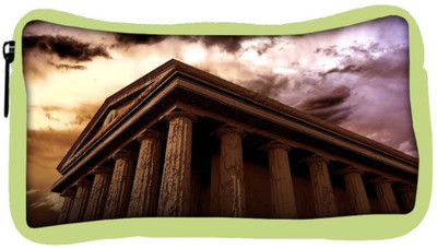 

Snoogg Eco Friendly Canvas Ancient Temple Student Pen Pencil Case Coin Purse Pouch Cosmetic Makeup Bag (GREEN) Pouch(Multicolor)