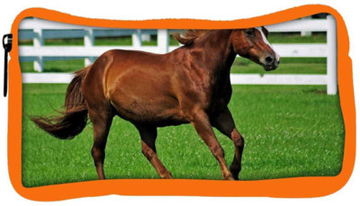 

Snoogg Eco Friendly Canvas Brown Horse Running Designer Student Pen Pencil Case Coin Purse Pouch Cosmetic Makeup Bag (ORANGE) Pouch(Multicolor)