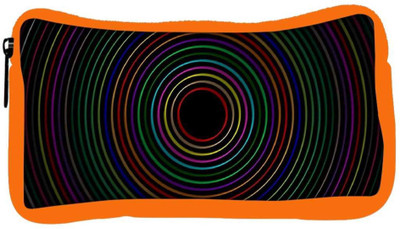 

Snoogg Eco Friendly Canvas Circular Student Pen Pencil Case Coin Purse Pouch Cosmetic Makeup Bag (ORANGE) Pouch(Multicolor)