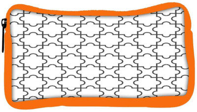 

Snoogg Eco Friendly Canvas Abstract Shape Pattern Designer Student Pen Pencil Case Coin Purse Pouch Cosmetic Makeup Bag (ORANGE) Pouch(Multicolor)