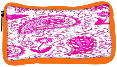 

Snoogg Eco Friendly Canvas Paisley Pink Pattern Student Pen Pencil Case Coin Purse Pouch Cosmetic Makeup Bag (ORANGE) Pouch(Multicolor)