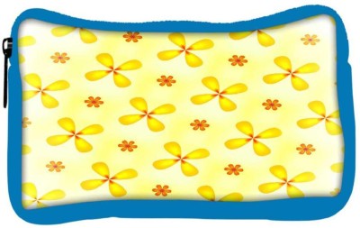 

Snoogg Eco Friendly Canvas Yellow Flower Designer Student Pen Pencil Case Coin Purse Pouch Cosmetic Makeup Bag (BLUE) Pouch(Multicolor)