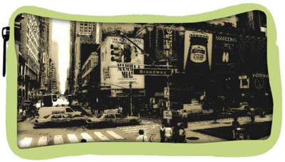 

Snoogg Eco Friendly Canvas Broadway Designer Student Pen Pencil Case Coin Purse Pouch Cosmetic Makeup Bag (GREEN) Pouch(Multicolor)