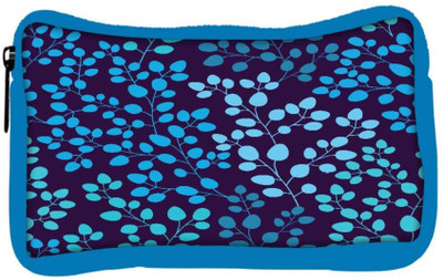 

Snoogg Eco Friendly Canvas Blue Leaves Designer Student Pen Pencil Case Coin Purse Pouch Cosmetic Makeup Bag (BLUE) Pouch(Multicolor)