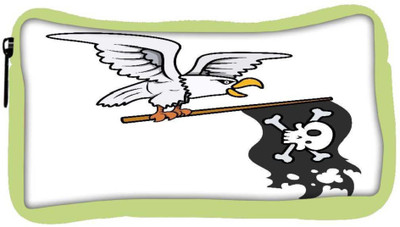 

Snoogg Eco Friendly Canvas Eagle Holding Pirate Flag Vector Cartoon Illustration Student Pen Pencil Case Coin Purse Pouch Cosmetic Makeup Bag (GREEN) Pouch(Multicolor)