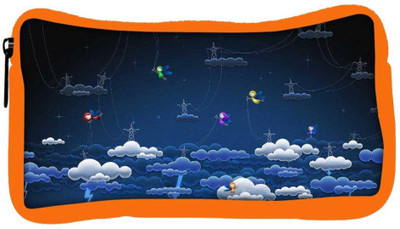 

Snoogg Eco Friendly Canvas Clouds And Towers Designer Student Pen Pencil Case Coin Purse Pouch Cosmetic Makeup Bag (ORANGE) Pouch(Multicolor)