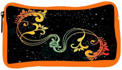 

Snoogg Eco Friendly Canvas Creative Artwork With Shiny Background Student Pen Pencil Case Coin Purse Pouch Cosmetic Makeup Bag (ORANGE) Pouch(Multicolor)