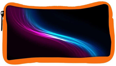 

Snoogg Eco Friendly Canvas Pink And Blue Layer Designer Student Pen Pencil Case Coin Purse Pouch Cosmetic Makeup Bag (ORANGE) Pouch(Multicolor)