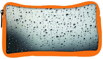 

Snoogg Eco Friendly Canvas Grey Water Drops Designer Student Pen Pencil Case Coin Purse Pouch Cosmetic Makeup Bag (ORANGE) Pouch(Multicolor)