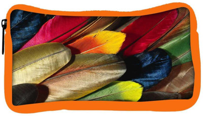 

Snoogg Eco Friendly Canvas Plumas De Colores Designer Student Pen Pencil Case Coin Purse Pouch Cosmetic Makeup Bag (ORANGE) Pouch(Multicolor)