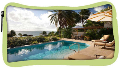 

Snoogg Eco Friendly Canvas Abstract Resort Designer Student Pen Pencil Case Coin Purse Pouch Cosmetic Makeup Bag (GREEN) Pouch(Multicolor)