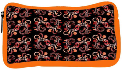 

Snoogg Eco Friendly Canvas Red Abstract Black Pattern Designer Student Pen Pencil Case Coin Purse Pouch Cosmetic Makeup Bag (ORANGE) Pouch(Multicolor)