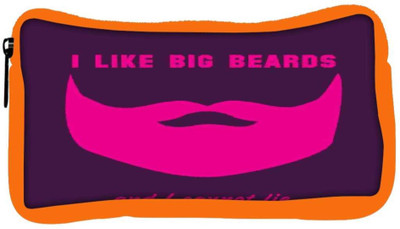 

Snoogg Eco Friendly Canvas Big Beards Cannot Lie 2919 Student Pen Pencil Case Coin Purse Pouch Cosmetic Makeup Bag (ORANGE) Pouch(Multicolor)