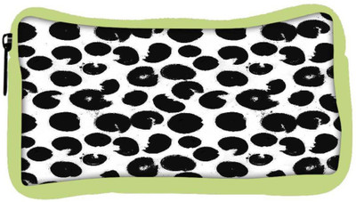 

Snoogg Eco Friendly Canvas Black Abstract Paint Designer Student Pen Pencil Case Coin Purse Pouch Cosmetic Makeup Bag (GREEN) Pouch(Multicolor)