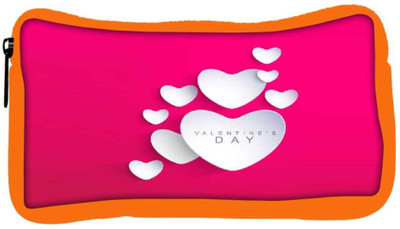 

Snoogg Eco Friendly Canvas Be My Valentine Student Pen Pencil Case Coin Purse Pouch Cosmetic Makeup Bag (ORANGE) Pouch(Multicolor)