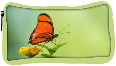 

Snoogg Eco Friendly Canvas Butterfly In Yellow Flower Designer Student Pen Pencil Case Coin Purse Pouch Cosmetic Makeup Bag (GREEN) Pouch(Multicolor)