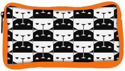 

Snoogg Eco Friendly Canvas Opposite Faces Designer Student Pen Pencil Case Coin Purse Pouch Cosmetic Makeup Bag (ORANGE) Pouch(Multicolor)