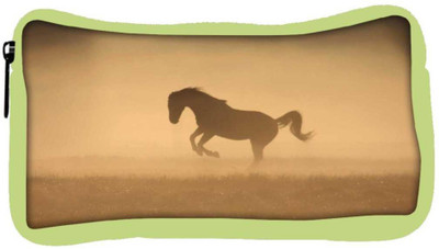 

Snoogg Eco Friendly Canvas Horse In Dust Designer Student Pen Pencil Case Coin Purse Pouch Cosmetic Makeup Bag (GREEN) Pouch(Multicolor)