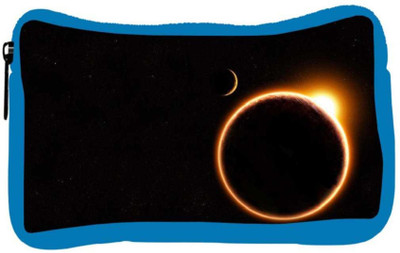 

Snoogg Eco Friendly Canvas Black Solar Designer Student Pen Pencil Case Coin Purse Pouch Cosmetic Makeup Bag (BLUE) Pouch(Multicolor)