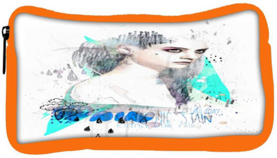 

Snoogg Eco Friendly Canvas Angry Girl Student Pen Pencil Case Coin Purse Pouch Cosmetic Makeup Bag (ORANGE) Pouch(Multicolor)