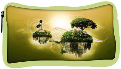 

Snoogg Eco Friendly Canvas Floating Earth Designer Student Pen Pencil Case Coin Purse Pouch Cosmetic Makeup Bag (GREEN) Pouch(Multicolor)