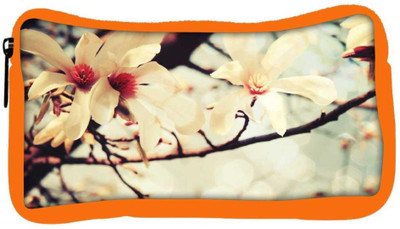 

Snoogg Eco Friendly Canvas Multiple Flowers In Garden Designer Student Pen Pencil Case Coin Purse Pouch Cosmetic Makeup Bag (ORANGE) Pouch(Multicolor)