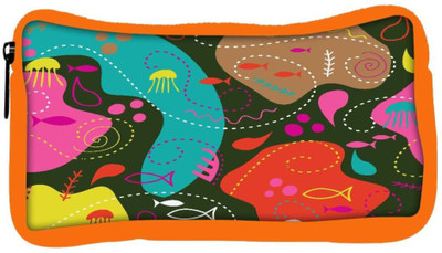 

Snoogg Eco Friendly Canvas Sea World Green Pattern Designer Student Pen Pencil Case Coin Purse Pouch Cosmetic Makeup Bag (ORANGE) Pouch(Multicolor)