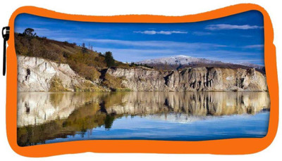 

Snoogg Eco Friendly Canvas River And Mountain Designer Student Pen Pencil Case Coin Purse Pouch Cosmetic Makeup Bag (ORANGE) Pouch(Multicolor)