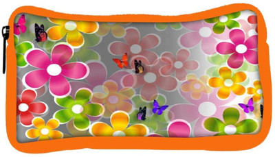 

Snoogg Eco Friendly Canvas Multicolored Daisies And Butterflies 2662 Student Pen Pencil Case Coin Purse Pouch Cosmetic Makeup Bag (ORANGE) Pouch(Multicolor)