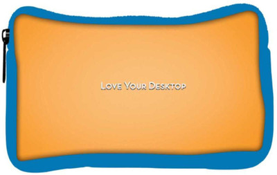 

Snoogg Eco Friendly Canvas Love Your Desktop Orange Designer Student Pen Pencil Case Coin Purse Pouch Cosmetic Makeup Bag (BLUE) Pouch(Multicolor)