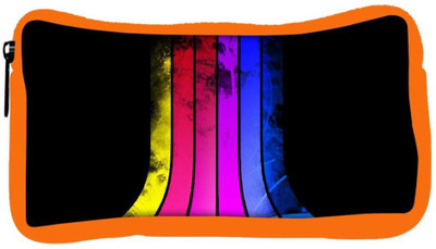 

Snoogg Eco Friendly Canvas Colorful Rays Designer Student Pen Pencil Case Coin Purse Pouch Cosmetic Makeup Bag (ORANGE) Pouch(Multicolor)