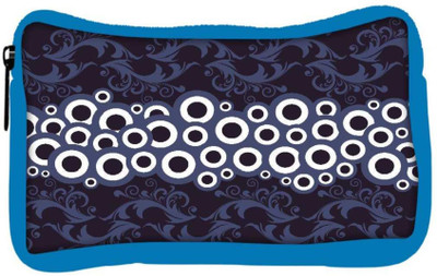 

Snoogg Eco Friendly Canvas White Circles Designer Student Pen Pencil Case Coin Purse Pouch Cosmetic Makeup Bag (BLUE) Pouch(Multicolor)