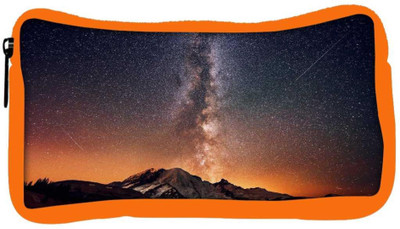 

Snoogg Eco Friendly Canvas Milky Way Above The Mountains Designer Student Pen Pencil Case Coin Purse Pouch Cosmetic Makeup Bag (ORANGE) Pouch(Multicolor)