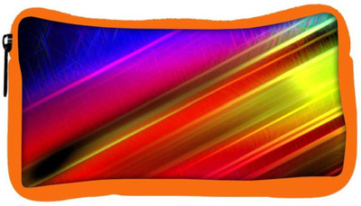 

Snoogg Eco Friendly Canvas Diagonal Lines Designer Student Pen Pencil Case Coin Purse Pouch Cosmetic Makeup Bag (ORANGE) Pouch(Multicolor)