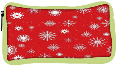 

Snoogg Eco Friendly Canvas Christmas Spring Red Designer Student Pen Pencil Case Coin Purse Pouch Cosmetic Makeup Bag (GREEN) Pouch(Multicolor)