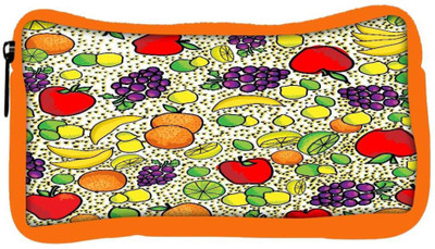 

Snoogg Eco Friendly Canvas Multiple Fruits Designer Student Pen Pencil Case Coin Purse Pouch Cosmetic Makeup Bag (ORANGE) Pouch(Multicolor)