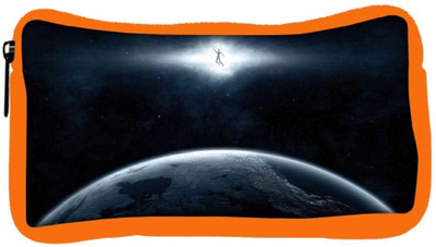 

Snoogg Eco Friendly Canvas Earth And Human Designer Student Pen Pencil Case Coin Purse Pouch Cosmetic Makeup Bag (ORANGE) Pouch(Multicolor)
