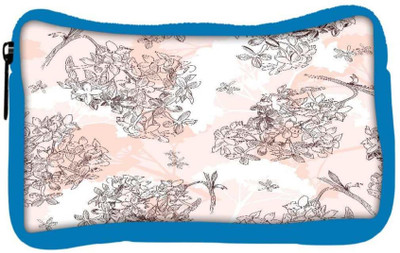 

Snoogg Eco Friendly Canvas Flower Tree Designer Student Pen Pencil Case Coin Purse Pouch Cosmetic Makeup Bag (BLUE) Pouch(Multicolor)