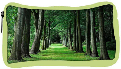 

Snoogg Eco Friendly Canvas Walking Way In Forest Designer Student Pen Pencil Case Coin Purse Pouch Cosmetic Makeup Bag (GREEN) Pouch(Multicolor)