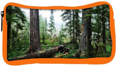 

Snoogg Eco Friendly Canvas Abstract Broken Tree Designer Student Pen Pencil Case Coin Purse Pouch Cosmetic Makeup Bag (ORANGE) Pouch(Multicolor)