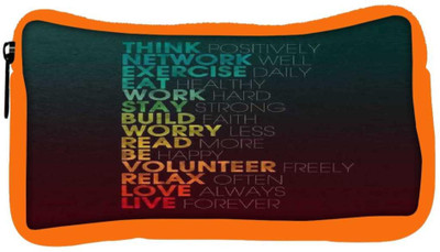 

Snoogg Eco Friendly Canvas Forever Student Pen Pencil Case Coin Purse Pouch Cosmetic Makeup Bag (ORANGE) Pouch(Multicolor)