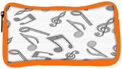 

Snoogg Eco Friendly Canvas Multicolor Music Designer Student Pen Pencil Case Coin Purse Pouch Cosmetic Makeup Bag (ORANGE) Pouch(Multicolor)