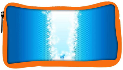 

Snoogg Eco Friendly Canvas Sparkling Star Designer Student Pen Pencil Case Coin Purse Pouch Cosmetic Makeup Bag (ORANGE) Pouch(Multicolor)