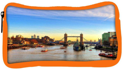 

Snoogg Eco Friendly Canvas Abstract Lake In City Designer Student Pen Pencil Case Coin Purse Pouch Cosmetic Makeup Bag (ORANGE) Pouch(Multicolor)