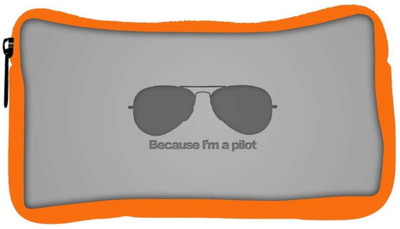 

Snoogg Eco Friendly Canvas I M A Pilot Designer Student Pen Pencil Case Coin Purse Pouch Cosmetic Makeup Bag (ORANGE) Pouch(Multicolor)