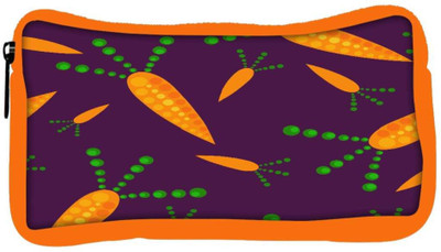 

Snoogg Eco Friendly Canvas Carrot Designer Student Pen Pencil Case Coin Purse Pouch Cosmetic Makeup Bag (ORANGE) Pouch(Multicolor)